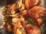 Herb roasted chicken legs